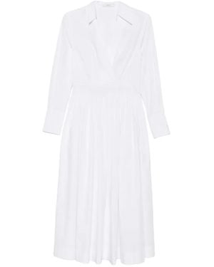JOSEPH Kathe Smocked Midi Dress - White