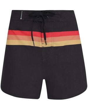 Osklen Gestreifte Shorts Mit Kordelzug - Blau