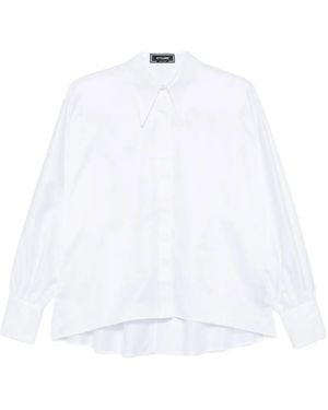 Styland Concealed-Placket Poplin Shirt - White