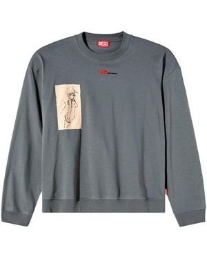 メンズ DIESEL S-Boxt-N5 スウェットシャツ ブルー | Lyst