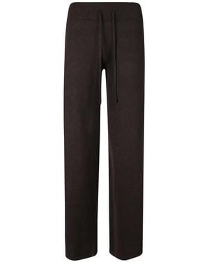 Lisa Yang Sofi Drawstring Wide-Leg Trousers - Black