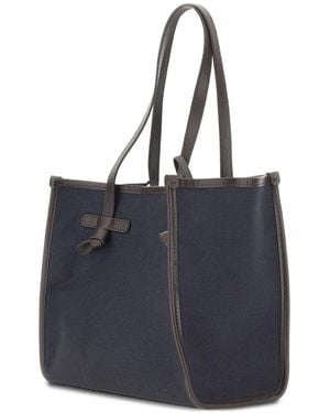 Gianni Chiarini Marcella Knot-Detail Tote Bag - Blue