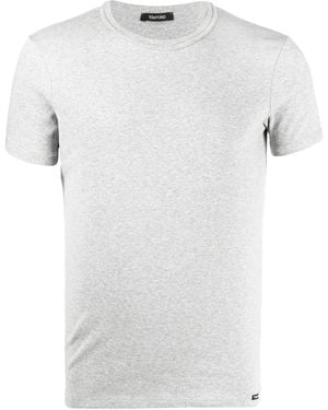 Tom Ford T-Shirt Mit Rundem Ausschnitt - Weiß