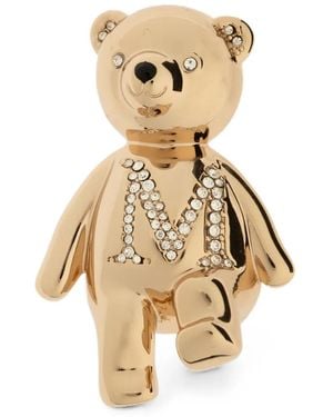 Max Mara Brosche Mit Kristallen - Mettallic