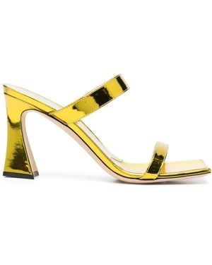 Giuseppe Zanotti Eckige Mules 90Mm - Mettallic
