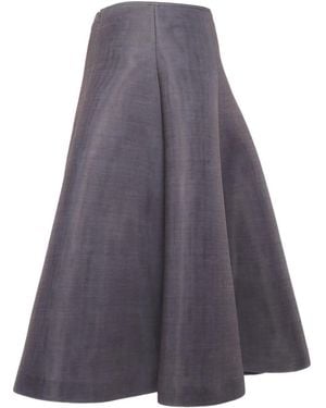 Philosophy Di Lorenzo Serafini A-Line Midi Skirt - Purple