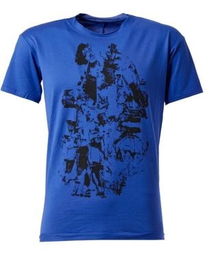 L'éclaireur Abstract Print T-shirt - Blue