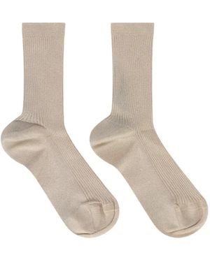 RED Valentino Calcetines De Canalé - Blanco