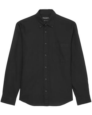 Marc O' Polo Button-Down Long-Sleeve Shirt - Black