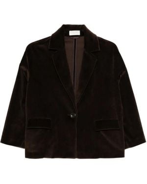 Circolo 1901 Single-Breasted Blazer - Black