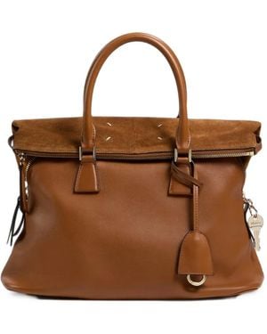 Maison Margiela Medium 5Ac Soft Tote Bag - Brown