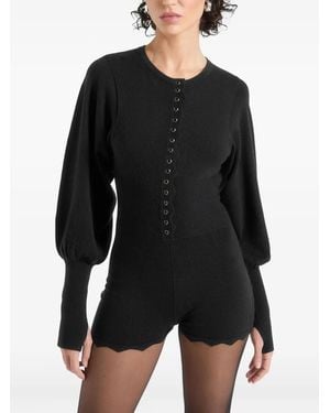 Manière De Voir Tuta Corta Michele - Nero