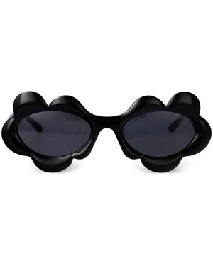 Marc Jacobs Flower-Frame Sunglasses - Black