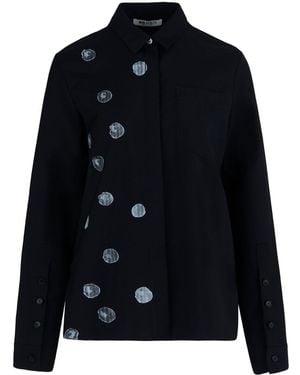 Ports 1961 Alpine Ice Cube Print Shirt - Black