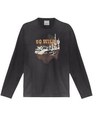 Isabel Marant Leiloha Tシャツ - ブラック