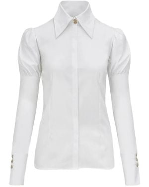 Violante Nessi Koons Point-Collar Shirt - White