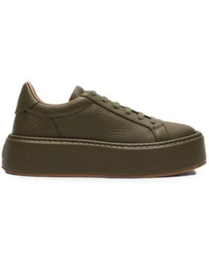 Casadei I-Box Leather Sneakers - Green