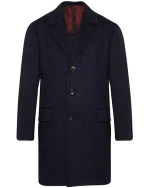 Kiton Einreihiger Mantel - Blau
