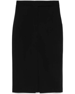 Blanca Vita Jupe Mi-Longue Évasée - Noir