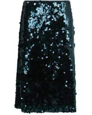 Vince Bias Sequin-Embellished Midi Skirt - Black