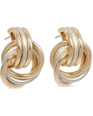 Roxanne Assoulin Link Knot Earrings - Metallic
