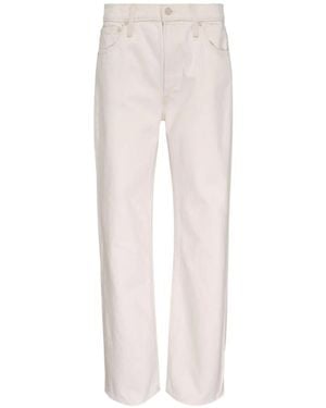 Mother Dodger Skimp Jeans - White