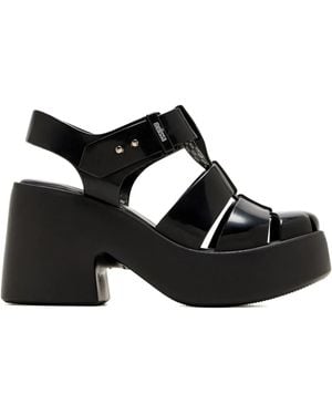 Melissa 85Mm Lulu Platform Court Shoes - Black
