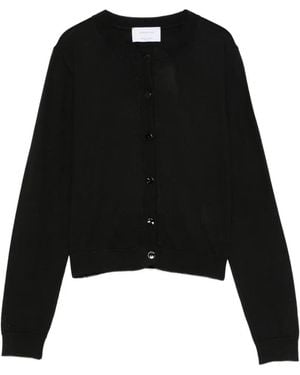 Daniele Fiesoli Merino Wool Cardigan - Black