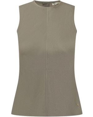 Ami Paris Sleeveless Top - Gray