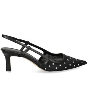 MICHAEL Michael Kors アローラ ビジュートリム パンプス - ブラック