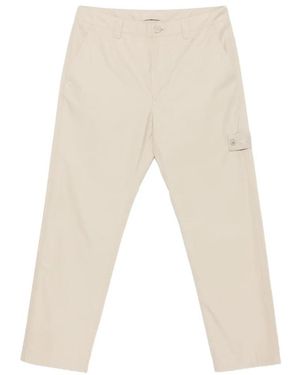 Stone Island Logo-Patch Trousers - White