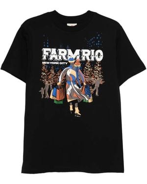 FARM Rio T-Shirt À Imprimé Graphique - Black