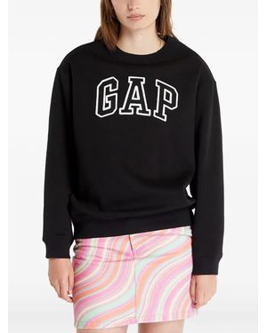 Gap Jersey Con Parche Del Logo - Negro