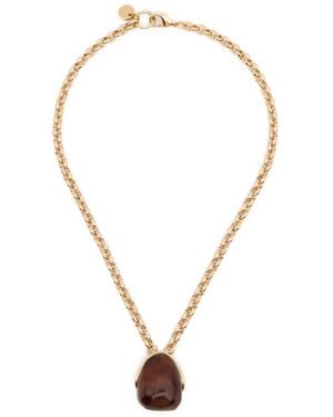 Jacquemus Le Pendant Raisin Chain Necklace - White