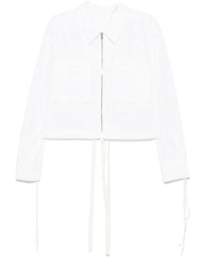 Midorikawa Fringe Detailing Blouse - White