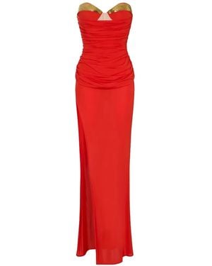 Elisabetta Franchi Carpet Dress - Red