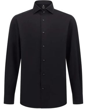BOGGI Pointed-Collar Shirt - Blue