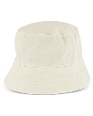 AURALEE Cotton Bucket Hat - White
