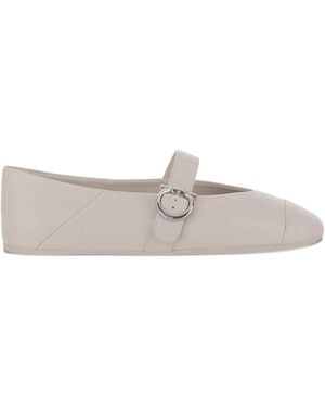 Ferragamo Gancini ballet flats - Grau