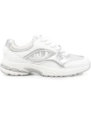 Liu Jo Trixie Logo-Plaque Paneled Sneakers - White