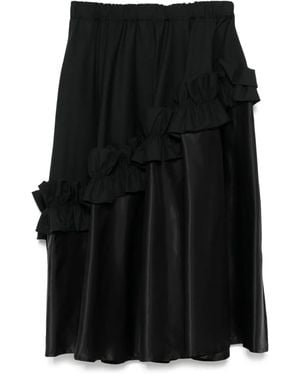 Noir Kei Ninomiya Rock Mit Rüschendetail - Schwarz