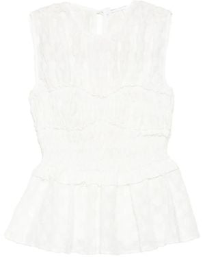 Cecilie Bahnsen Duphy Top - White