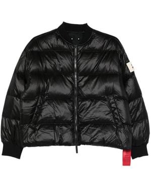 AFTER LABEL Maniva Zip-Up Puffer Jacket - Black