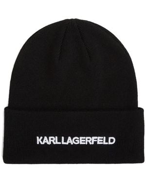 Karl Lagerfeld K/Essential Beanie - Black