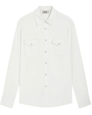 Pence Buttoned Pocket Shirt - White