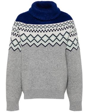 Facetasm Pull À Empiècements Contrastants - Gris