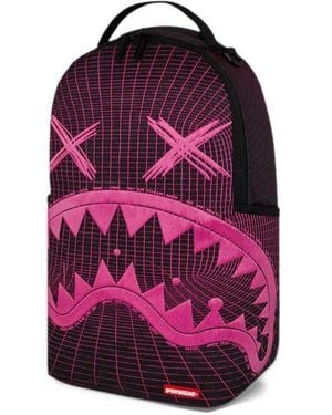 Sprayground Vaporwave Fiber-Optic Backpack - Pink