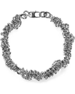Dheygere Twisted Curb Chain Necklace - Metallic