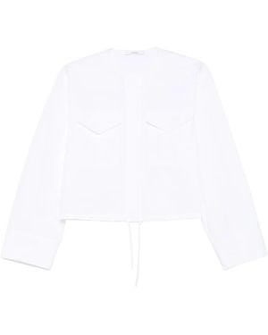 Givenchy ドローストリング シャツ - ホワイト