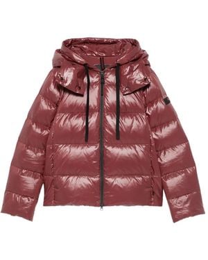 Peuterey Kenid Quilted Hooded Jacket - Red
